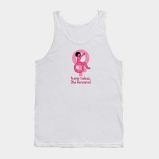 Disabled Woman Persist! (Afro) Tank Top